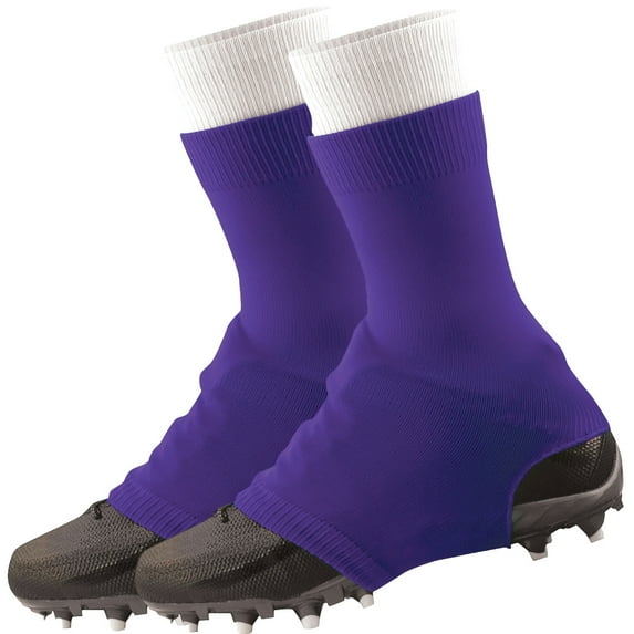 Football Spat Cleat Covers (Purple, Large)