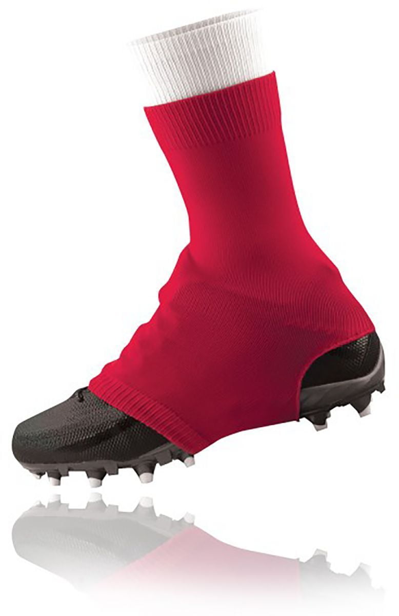 Football Spat Cleat Covers (Red, XLarge)