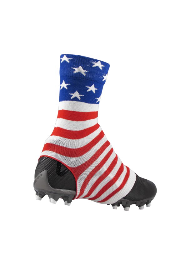 Football Spat Cleat Covers (USA Flag, Large)