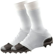 Football Spat Cleat Covers (White, Large)
