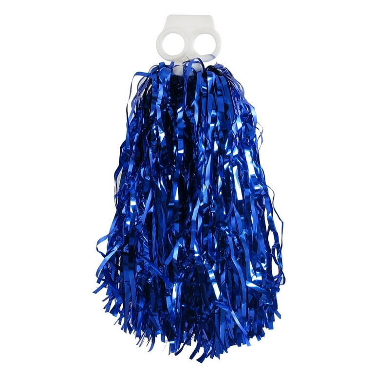 Football Spirit Cheerleader Pompons Cheer Pom Poms Royal Blue Plastic