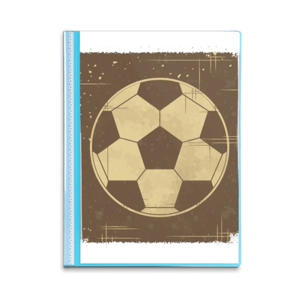 Football Sport Illustration Black Pattern Book Sheet Protectors ...