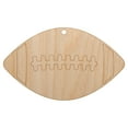 thumbnail image 1 of Football Sport Wood Holiday Christmas Tree Ornament Unfinished DIY Pre-Drilled Craft, 1 of 7