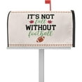 thumbnail image 1 of Football Sports Magnetic Mailbox Cover, It''s Not Fall Without Mapple Leaf Mailbox Wraps Post Box Cover Garden Yard Outdoor Decor Standard Size 18x21 Inch, 1 of 6
