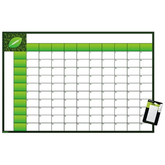 Football Squares Wall Poster, 22.375" x 34"