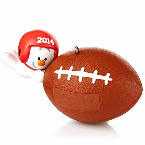 Football Star Hallmark Personalize 2014 Christmas Keepsake Ornament