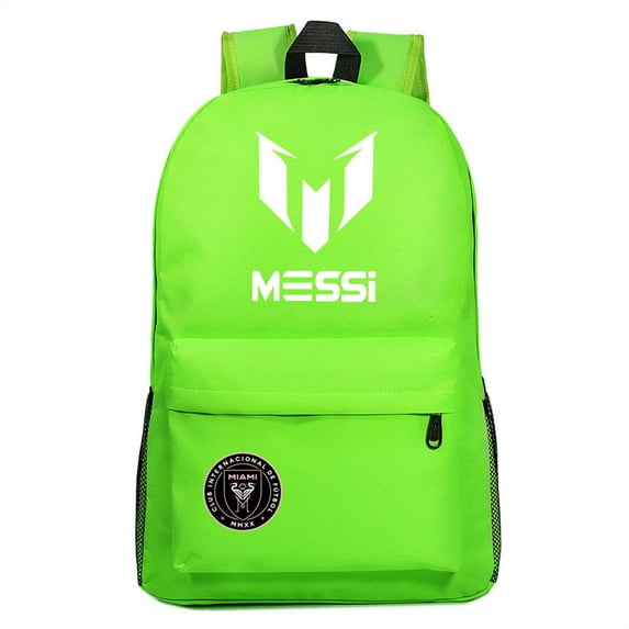 Football Star Messi_10 Backpack-Lightweight Casual Daypack-Waterproof Canvas Bookbag for Student