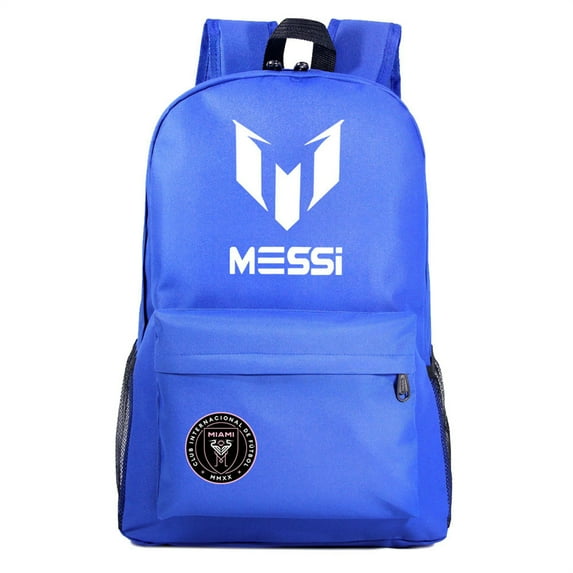 Football Star Messi_10 Backpack-Lightweight Casual Daypack-Waterproof Canvas Bookbag for Student