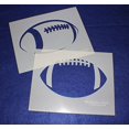 thumbnail image 1 of Football Stencils L Mylar 2 Pieces of 14 Mil 8" X 10" - Painting /Crafts/ Templates, 1 of 1