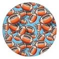 thumbnail image 1 of Football Sticker Pattern Round Fitted Tablecloth with Elastic Edge,Dining Table Cover Waterproof,Outdoor Round Tablecloth for Camping,Dining,Indoor and Outdoor, 1 of 7