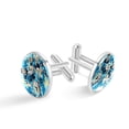 thumbnail image 1 of Football Stylish Men Cufflink for Dress Shirts, Made of Stainless Steel, for Formal Occasions, 1 of 6