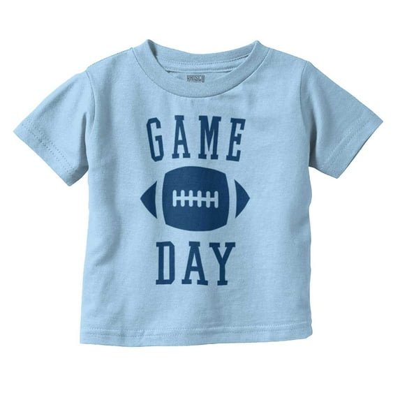 Football Sunday Game Day Athletic Toddler Boy Girl T Shirt Infant Toddler Brisco Brands 12M