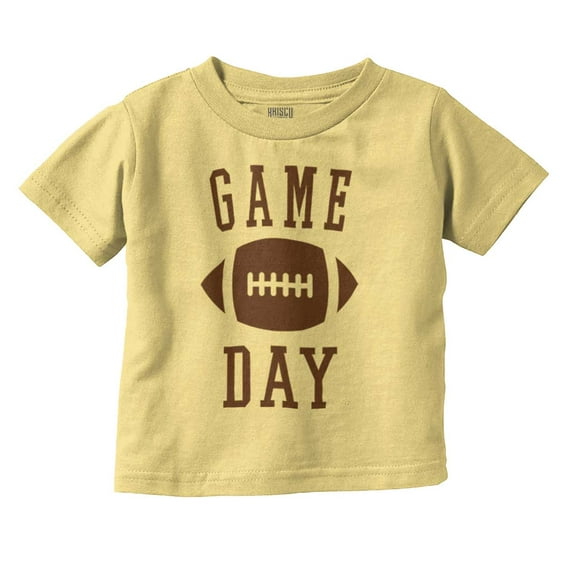 Football Sunday Game Day Athletic Toddler Boy Girl T Shirt Infant Toddler Brisco Brands 5T