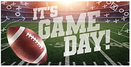 Football Super Bowl Pro Sports Banquet Party Decoration Horizontal Banner