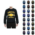 thumbnail image 1 of Football Sweatshirts for Men 2025 Long Sleeve Crewneck City Team Rugby Graphic Sweatshirt Pullover Tops, 1 of 4
