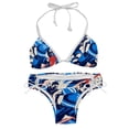 thumbnail image 1 of Football Swimsuit Women Bikinis: Detachable Sponge Adjustable Strap Bikini Set - Two-Pack, Beach & Pool Ready, 1 of 1