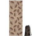thumbnail image 1 of Football with Symbols Pattern Hot Yoga Mat Towel Non Slip for Hot Yoga - Quick-Drying Yoga Mat Cover with 4 Corner Pockets with Travel Bag - Hot Yoga Towel Non Slip 74"x26", 1 of 6