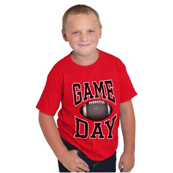 Football Tailgate Fan Game Day Boys Kids T Shirt Tees Tops Teen Brisco Brands L
