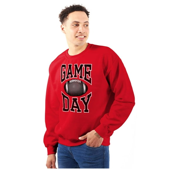 Football Tailgate Fan Game Day Men's Crewneck Sweatshirt Brisco Brands X