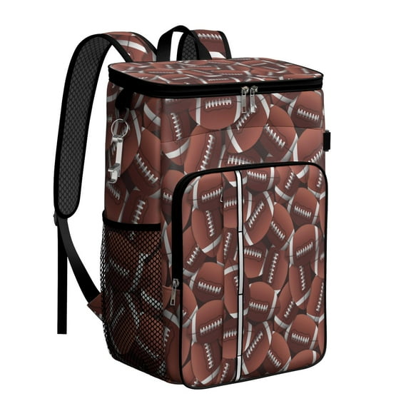 Football Team Backpack Cooler, Sports Design with Insulation, Leakproof for Training, Game Days, and Competition