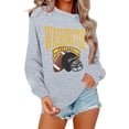 thumbnail image 1 of Football Team City Sweatshirts for Women Fall Winter Long Sleeve Crewneck Football Graphic Sweatshirt Pullover Tops, 1 of 4