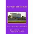 thumbnail image 1 of American Football Game STATS Book: Keep Your Own Records (Simplified Version), 1 of 1