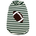 thumbnail image 1 of The Worthy Dog Appliqué Football Graphic Sleeveless Dog Tee, 1 of 2