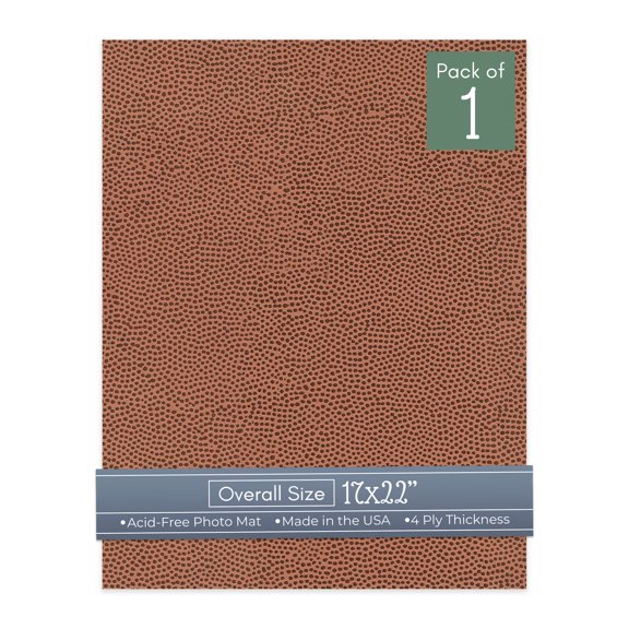 Football Texture 17x22 Uncut Art Mat Board - No Opening - 1 Mat