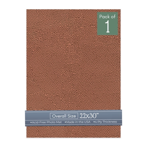 Football Texture 22x30 Uncut Art Mat Board - No Opening - 1 Mat