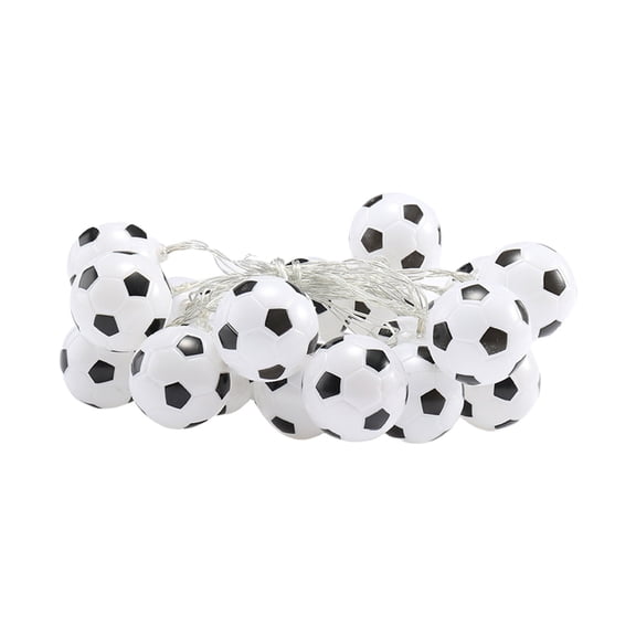 Football Theme Decorative Light String, Multi-Color LED Sports Room Decor for Events, Parties, Sports Bars & Home Atmosphere