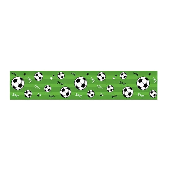 Football Theme Party Tablecloths - Disposable Plastic Football Print Table Cover for Birthday Party Game Day Tailgate Football Party Decorations, 73x 14 Inches