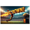 thumbnail image 1 of Football Themed Glowing Touchdown Banner Backdrop Background for Sports Events Tailgating Parties Fan Gatherings Decorations, 1 of 7