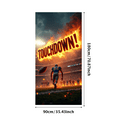 thumbnail image 1 of Football Themed Glowing Touchdown Banner Backdrop Background for Sports Events Tailgating Parties Fan Gatherings Decorations, 1 of 7
