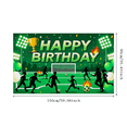 thumbnail image 1 of Football Themed Happy Birthday Background Banner Party Supplies for Birthday Party Photography Props Decorations Backdrop, 1 of 7
