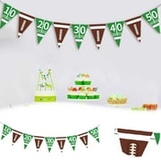 Event & Party Supplies Themed Kids' Birthday Party Tableware Set Featuring Football Plates Napkins and Tablecloth