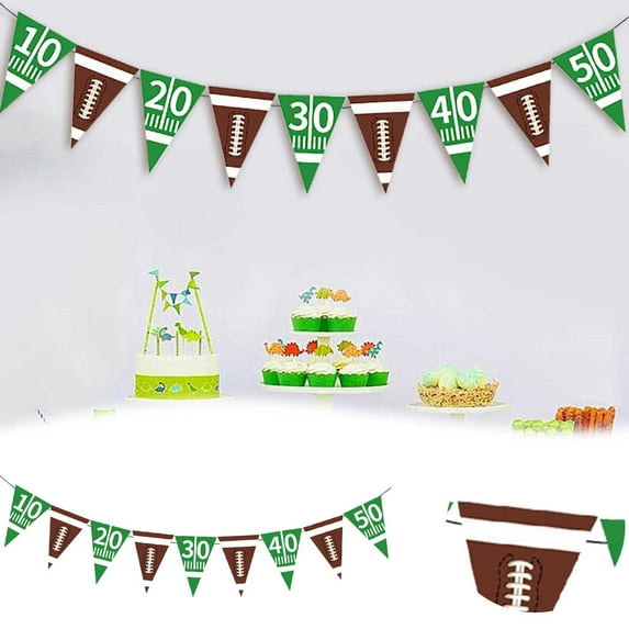 Event & Party Supplies Themed Kids' Birthday Party Tableware Set Featuring Football Plates Napkins and Tablecloth