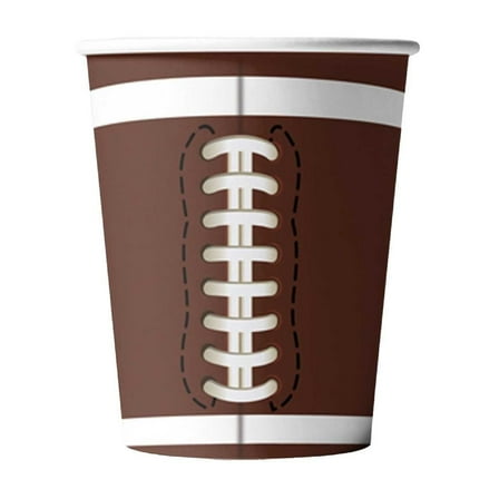 Football Themed Kids Birthday Party Tableware Set Includes Plates Napkins Tablecloth for Sports Themed Decorations & Celebrations 10PCS