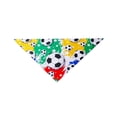 thumbnail image 1 of Football Themed Pet Bandana, Soft Spandex Triangle Scarf for Dogs & Cats, Adjustable Snap Button Bib for Soccer Fans, Pet Birthday Party & Daily Wear (Size/Style as Pictured), 1 of 5