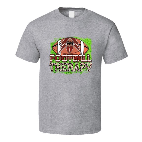 Football Therapy Tee Cool Football Tshirt Gridiron T Shirt