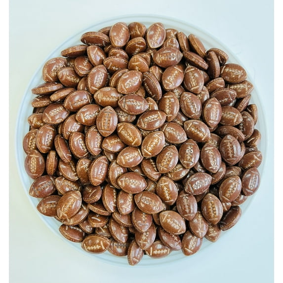 Football Thick Sports Edible Quins Confetti Sprinkles, Cake, Cookie, Donut, Cakepop Toppings, 6 oz.