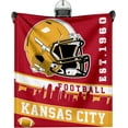 thumbnail image 1 of Football Throw Blanket Football Fans Gift for Men Women Kids Cozy Soft Flannel Blanket with Sofa Bed Couch Living Room 50" X 60", 1 of 5