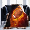 thumbnail image 1 of Football Throw Blanket Football Sports Plush Fleece Soft Cozy Rugby Gifts Blanket for Football Lovers Kids Girls Boys Adults Decor 40''''X50'''', 1 of 4