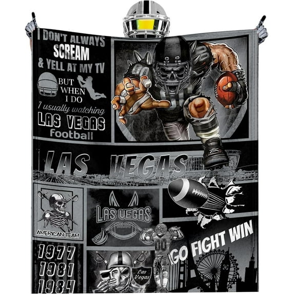 Football Throw Blanket Football Team Gifts Ideas for Men Women Boys Kids Sport Blanket Sofa Bed Couch Living Room 50"X 60"