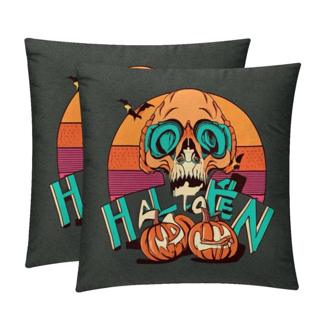 Football Throw Pillow Covers Set of 2 with Velvet Fabric and Unique