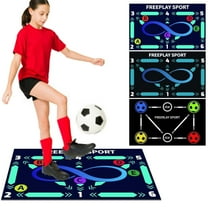Football Training Mat for Ball Control, Non-Slip Soccer Practice Mat with Durable Textured Surface for Improved Dribbling Skills, Ideal for Youth Players and Home Gym Use FAJHHA | A