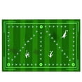 thumbnail image 1 of Football Training Practice Mat with Rebound Belt & Tote Bag Improves Ball Control Speed & Strength Agility Drills Enhance Footwork Anti-Slip Silent Design for Indoor/Outdoor Practice（32x48), 1 of 5
