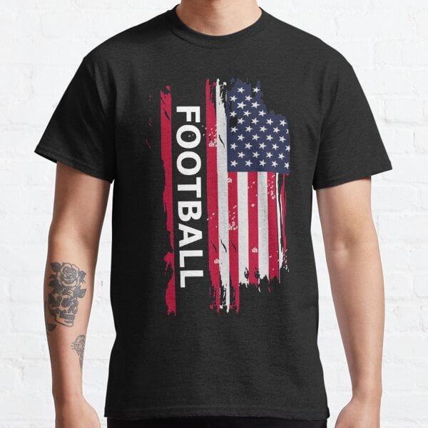 Football USA Flag For American Players Coaches And Teammates Classic T Shirt Walmart Com