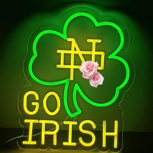 Football University Neon Signs for Wall Decor,LED Dimmable University Football Team Logo Light Sign,College Team Logo Neon Light for Bar, Dorm Room, Party Decoration,Game Room Decor15.3 * 12.2In