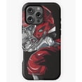 thumbnail image 1 of Football Vector Illustration Sports Art Phone Case for iPhone 16 15 14 13 12 11 Pro Max, 1 of 2
