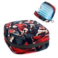 Football Velvet Period Bag with Sponge Oxford Cloth Mini Pouch Storage